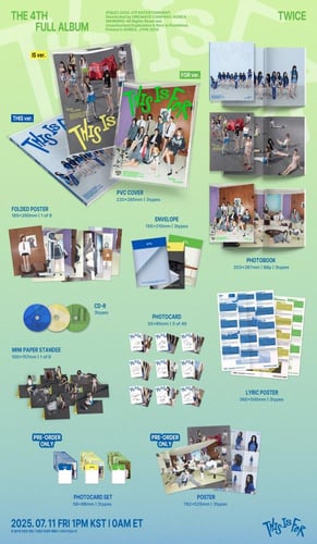 TWICE 4TH FULL ALBUM "THIS IS FOR"