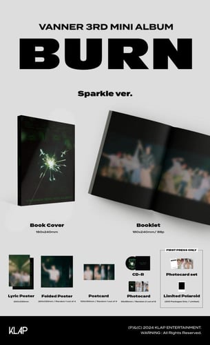 VANNER 3RD MINI ALBUM BURN