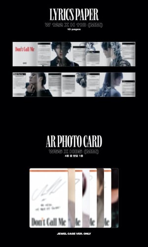 SHINee 7th Album - Don't Call Me Photobook/Jewel C...