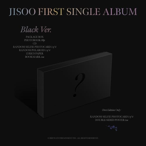BLACKPINK JISOO FIRST SINGLE ALBUM