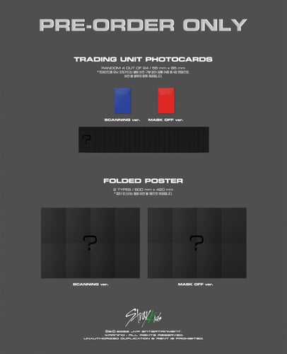 Stray Kids( ) SCANNING ver., MASK OFF ver. (STANDA...