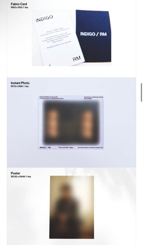 RM's solo album “Indigo”