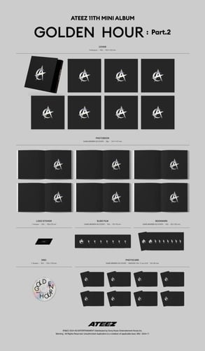 ATEEZ - 11th Mini Album GOLDEN HOUR : Part.2