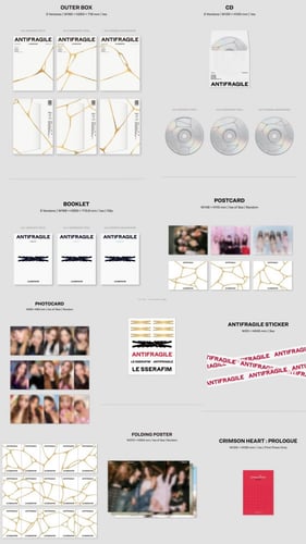 LE SSERAFIM - ANTIFRAGILE (2nd MiniI Album)