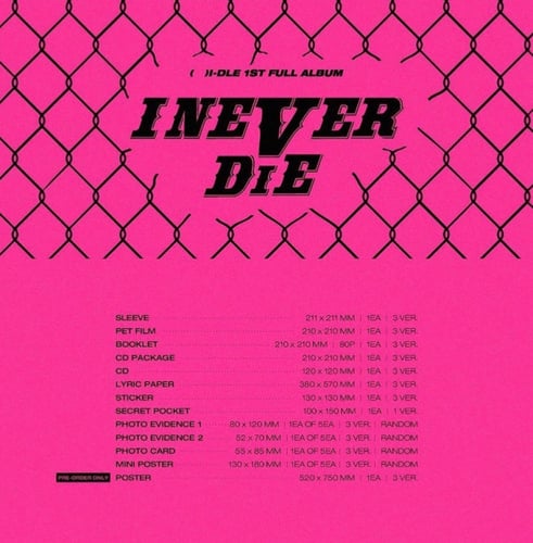 (G)I-DLE 1st Full Album [I NEVER DIE]