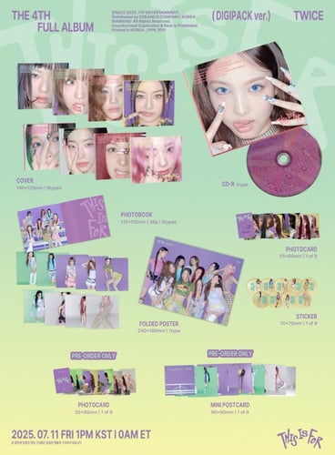 TWICE 4TH FULL ALBUM "THIS IS FOR"