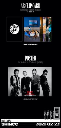 SHINee 7th Album - Don't Call Me Photobook/Jewel C...