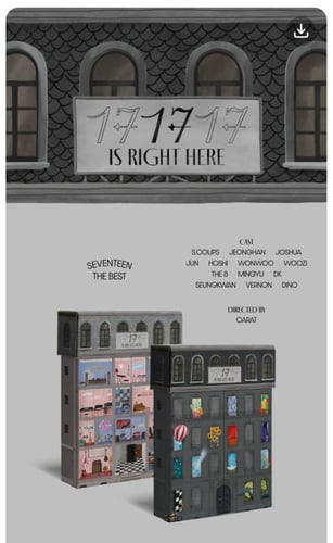 SEVENTEEN BEST ALBUM ‘17 IS RIGHT HERE’