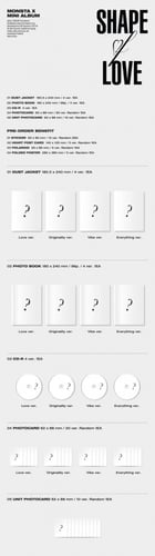 MONSTA X Mini Album 'SHAPE of LOVE'