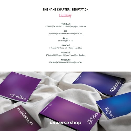 'The Name Chapter: TEMPTATION' TOMORROW X TOGETHER