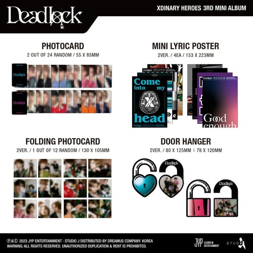 Xdinary-Heroes - 3rd Mini Album Deadlock