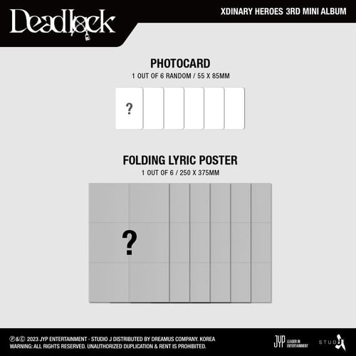 Xdinary-Heroes - 3rd Mini Album Deadlock