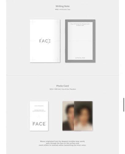 JIMIN (BTS) FACE Album
