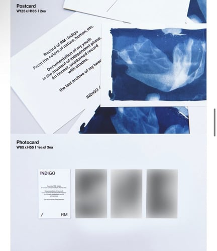 RM's solo album “Indigo”
