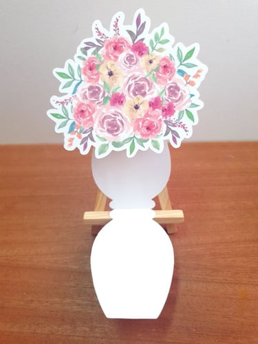 كرت باقة الورد