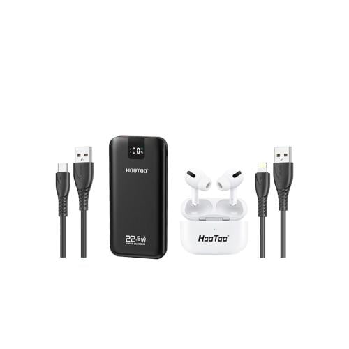 بكج فون زون (باور بانك 10000 + ايربودز + كيبل ايفو...