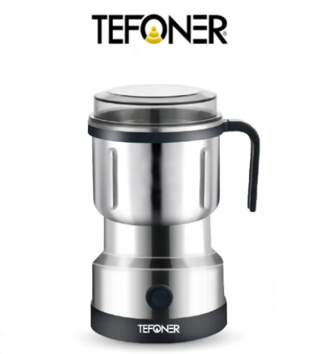 مطحنة قهوة v60 كهربائية بسعة كبيرة 800ML. طاحونة ق...
