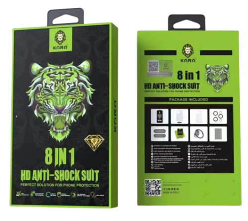 بكج حماية كارا 8 في 1 للايفون 15 ، 15 برو ، 15بروم...