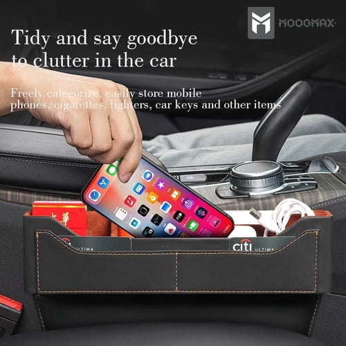 منظم السيارة جلد فاخر من موج ماكس