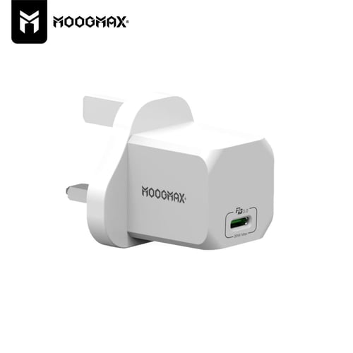 شاحن جداري بمنفذ تايب سي وقوة 20 واط من موج ماكس