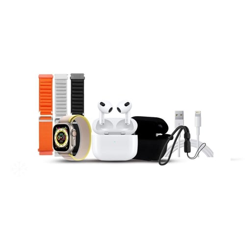 كشخة التأسيس (ساعة الترا وايربودز الجيل الثالث ومل...