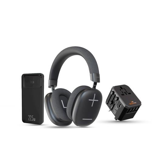 سماعة راس لاسلكية عازلة للضجيج بتقنية البلوتوث+شاح...