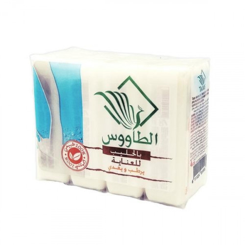 صابون الطاووس بالحليب - 4 قطع 125ج