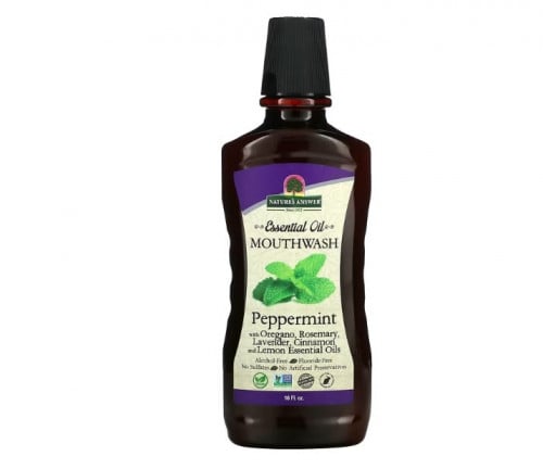 غسول الفم بالزيت الأساسي، النعناع الفلفلي 500مل