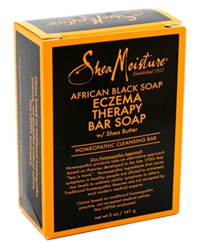 صابون الأفريقي الأسود بزبدة الشيا لعلاج الإكزيما م...