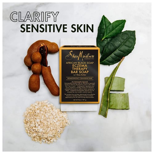 صابون الأفريقي الأسود بزبدة الشيا لعلاج الإكزيما م...