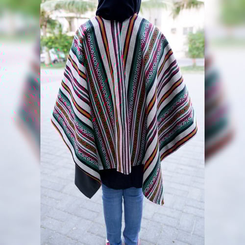 شال شتوي كبير من قماش السدو للجنسين