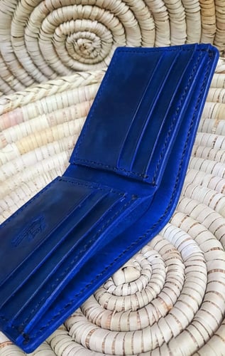 محفظة جلد طبيعي - محافظ رجالية فخمة