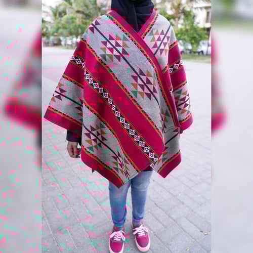 شال شتوي كبير من قماش السدو للجنسين