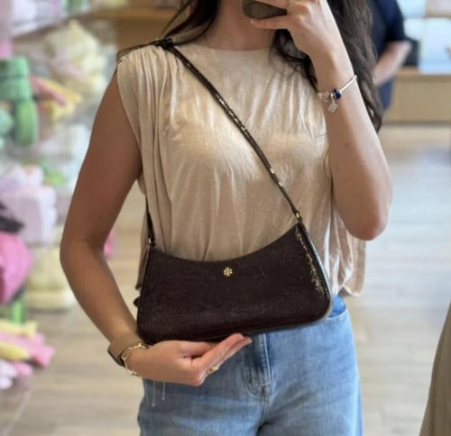 حقيبة tory burch عنابي