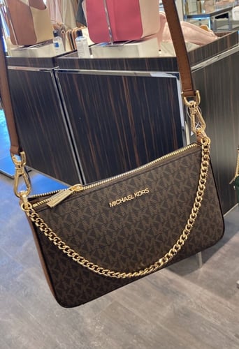 طقم حقيبة مايكل كورس+ محفظة للبطاقات