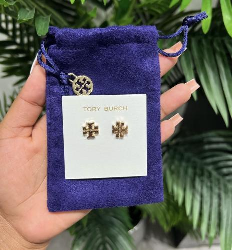 حلق tory burch ذهبي سمول