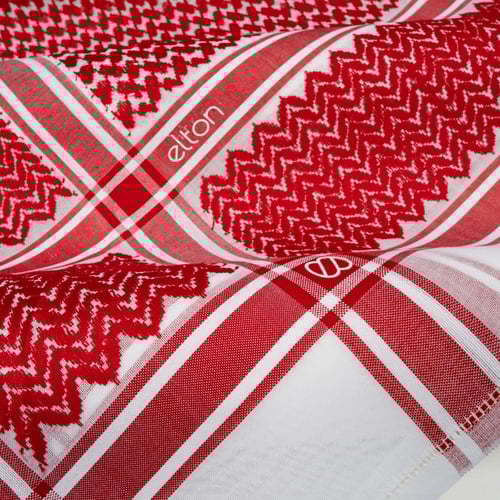 شماغ elton الأحمر