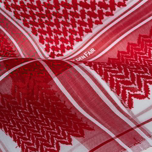 شماغ GOLDEN FAIR الأحمر