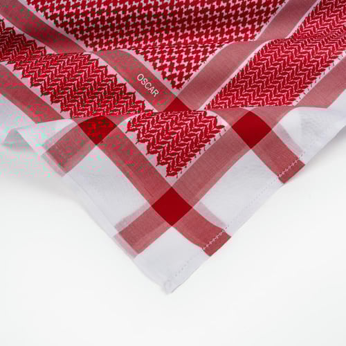 شماغ  oscar الأحمر