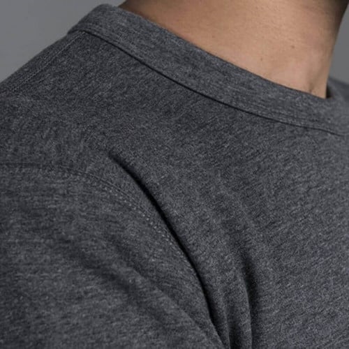 طقم بيجاما شتوي فرو رجالي دروش كم طويل رصاصي غامق