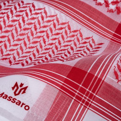 شماغ ماسارو الأحمر -Massaro