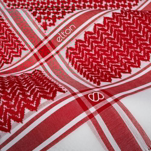 شماغ elton الأحمر