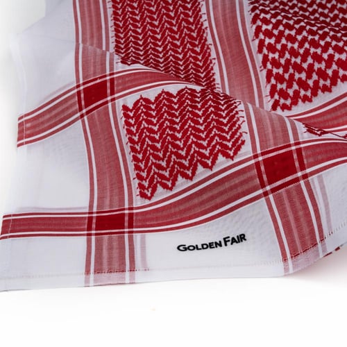 شماغ GOLDEN FAIR الأحمر