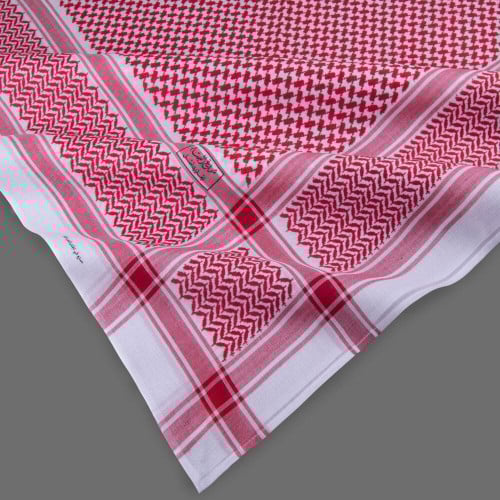 شماغ البسام الختم الأسود إنجليزي