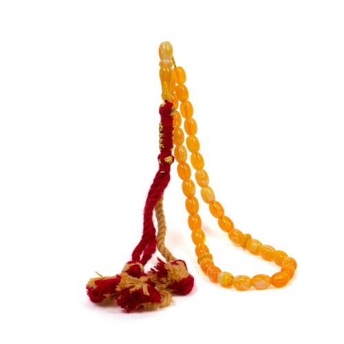 سبحة عسلية فاخرة