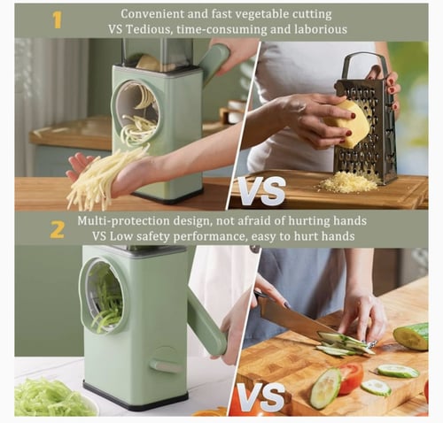 قطاعة ومبشرة خضار واجبان