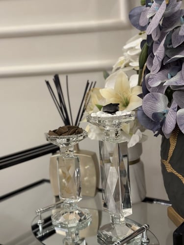 مبخره عموديه وحامل عود وصينيه فضيه