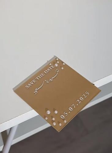 اكرليك زفاف