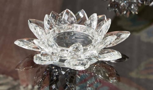 مبخره كريستال زهرة اللوتس كبيره