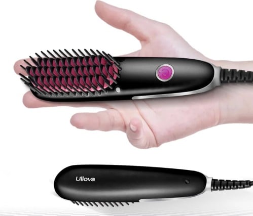 فرشاة تمليس شعر حريمي صغيرة بتقنية التسخين بمعامل...